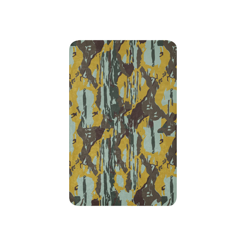 KOPASGAT Vertical Stripe CAMO Sherpa Blanket