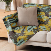 KOPASGAT Vertical Stripe CAMO Sherpa Blanket