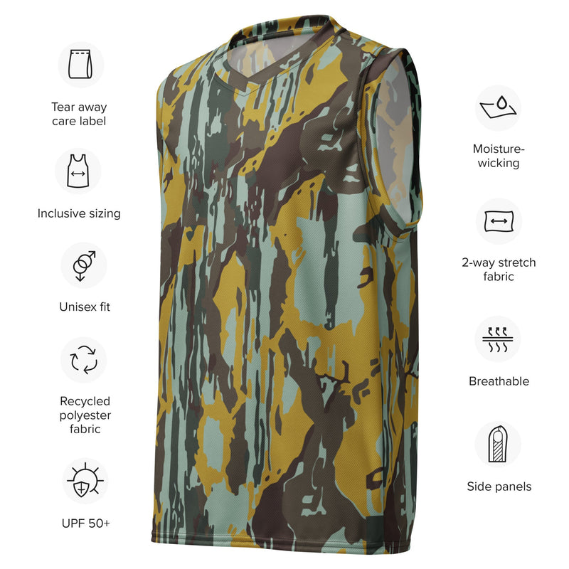 KOPASGAT Vertical Stripe CAMO Unisex Basketball Jersey