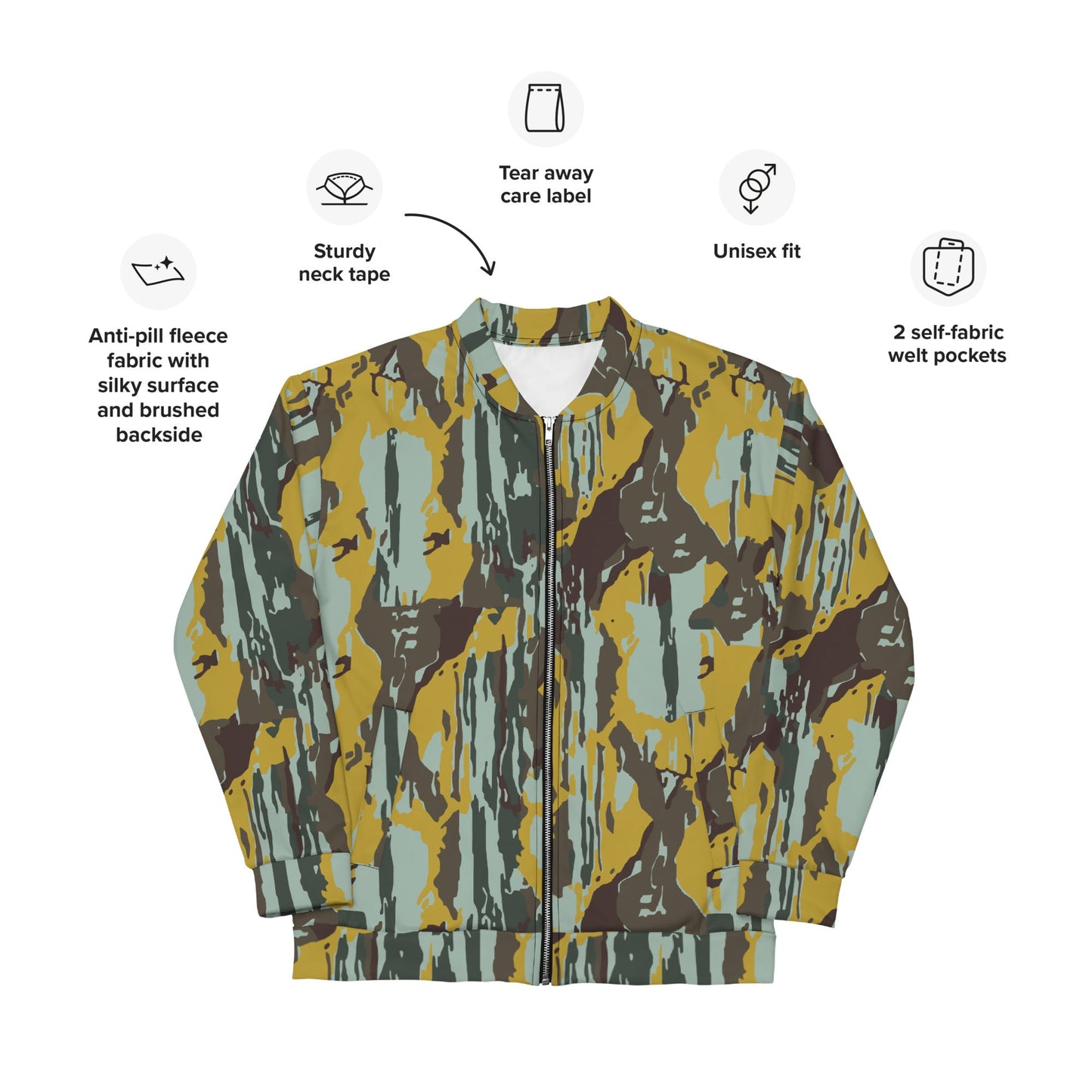 Indonesian KOPASGAT CAMO Unisex Bomber Jacket - Jackets