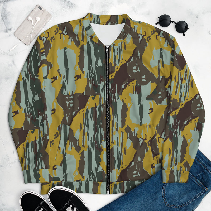 KOPASGAT Vertical Stripe CAMO Unisex Bomber Jacket - XS