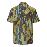 KOPASGAT Vertical Stripe CAMO Unisex Short-Sleeve Button Shirt - Button-Up