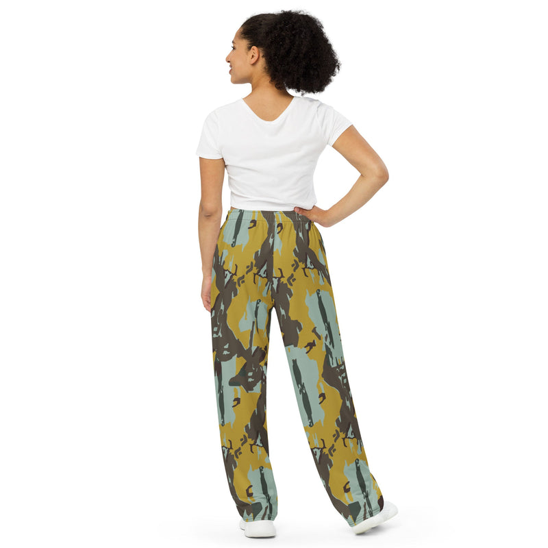 KOPASGAT Vertical Stripe CAMO Unisex Wide-Leg Leisure Pants - Pant