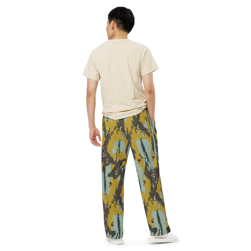 KOPASGAT Vertical Stripe CAMO Unisex Wide-Leg Leisure Pants - Pant