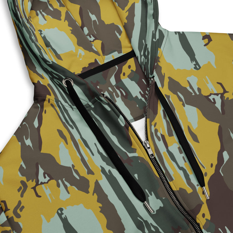 KOPASGAT Vertical Stripe CAMO Unisex Zip Hoodie