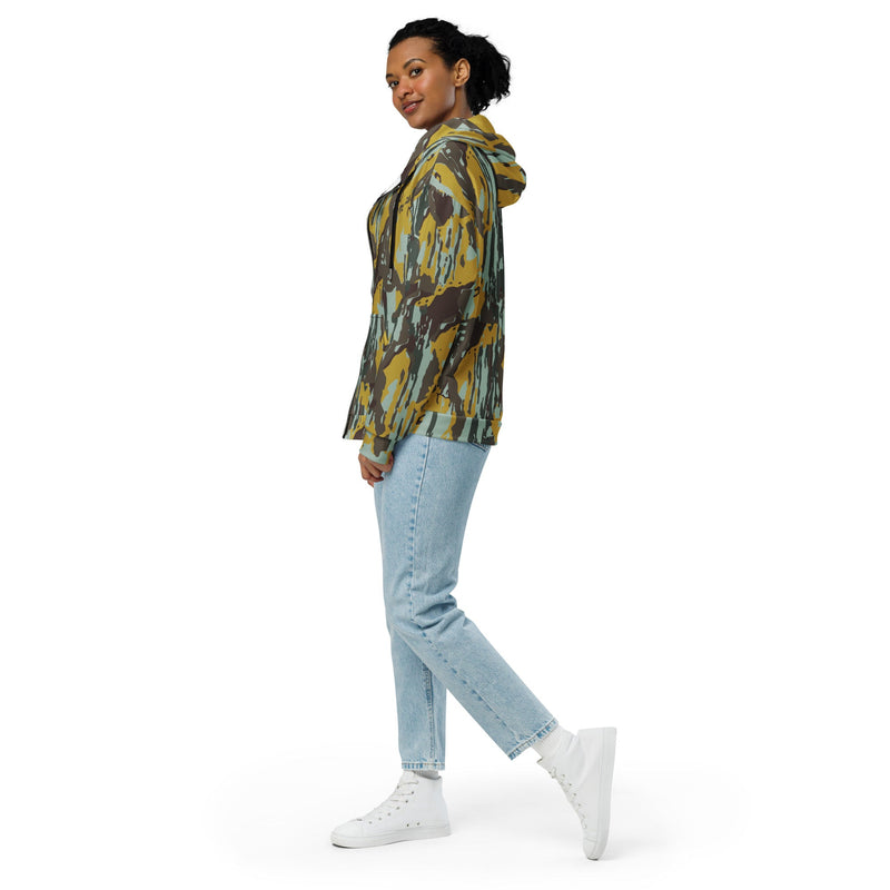 KOPASGAT Vertical Stripe CAMO Unisex Zip Hoodie