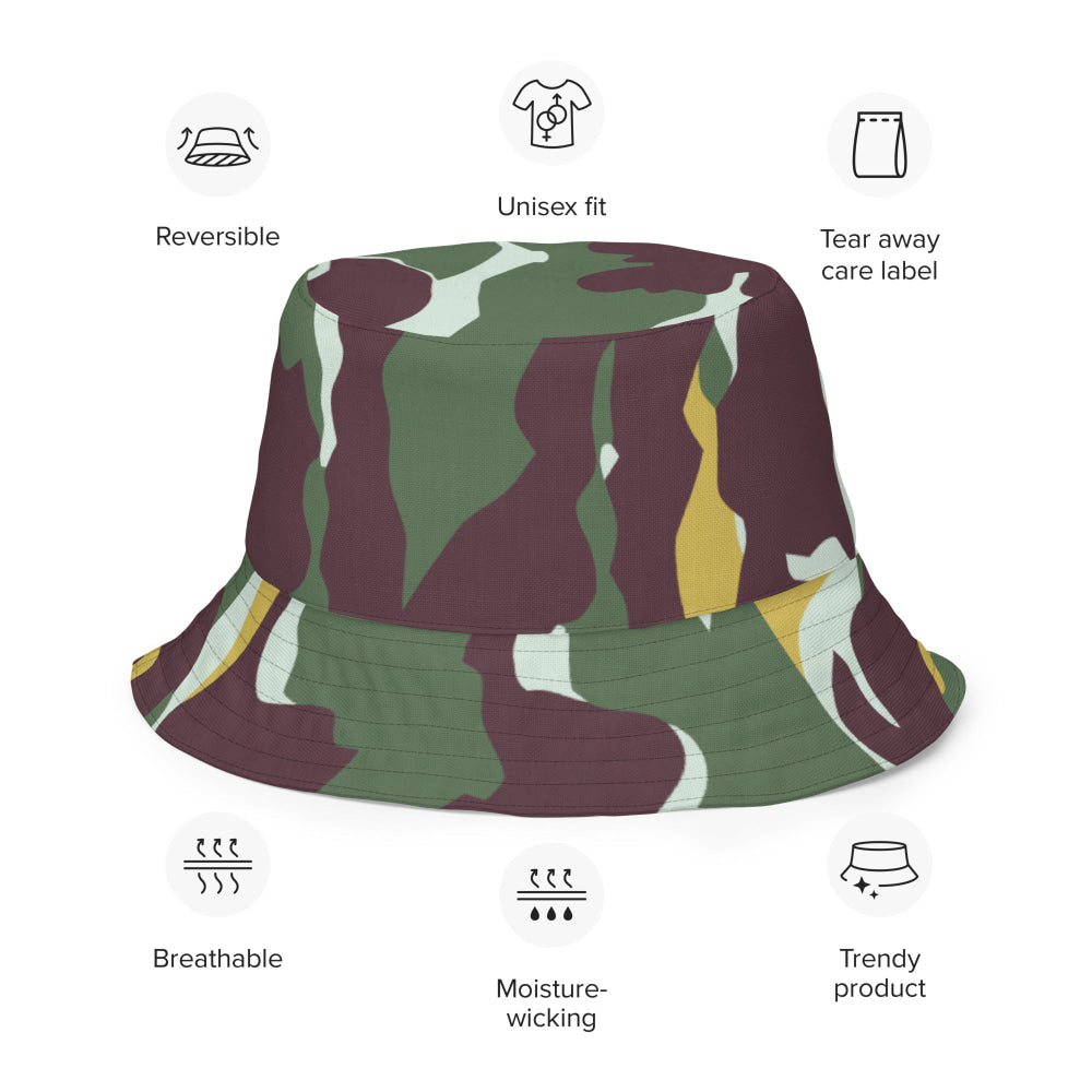 Indonesian National Police Resimen Pelopor CAMO Reversible bucket hat - Bucket Hat