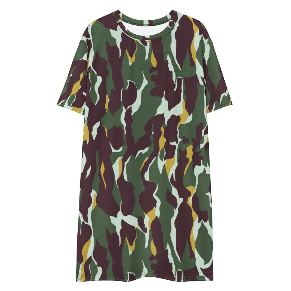 Indonesian National Police Resimen Pelopor CAMO T-shirt dress - Womens T-Shirt Dress