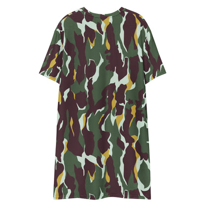 Indonesian National Police Resimen Pelopor CAMO T-shirt dress - Womens T-Shirt Dress