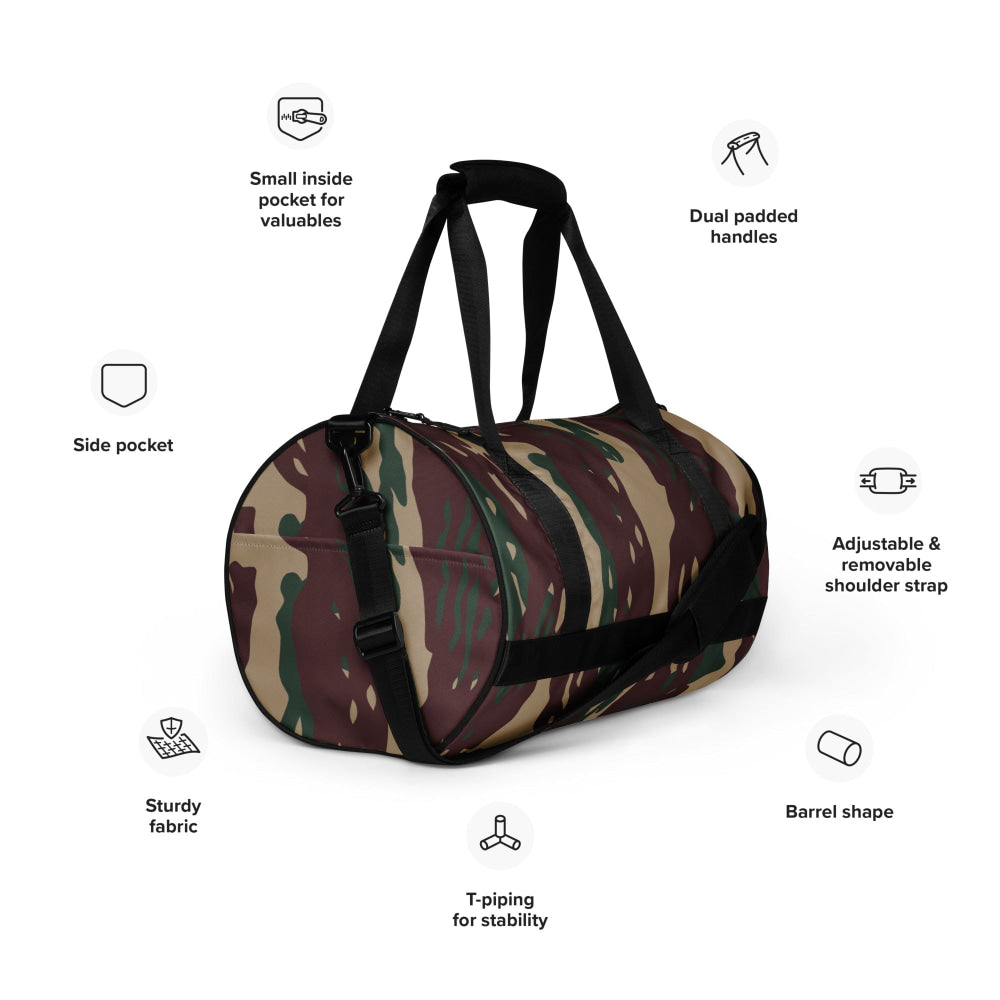 Indonesian Special Forces Loreng Darah Mengalir CAMO gym bag - Gym Bag