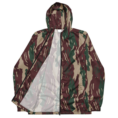 Indonesian Special Forces Loreng Darah Mengalir CAMO Men’s windbreaker - Mens Windbreaker