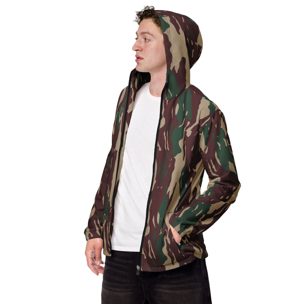 Indonesian Special Forces Loreng Darah Mengalir CAMO Men’s windbreaker - XS - Mens Windbreaker