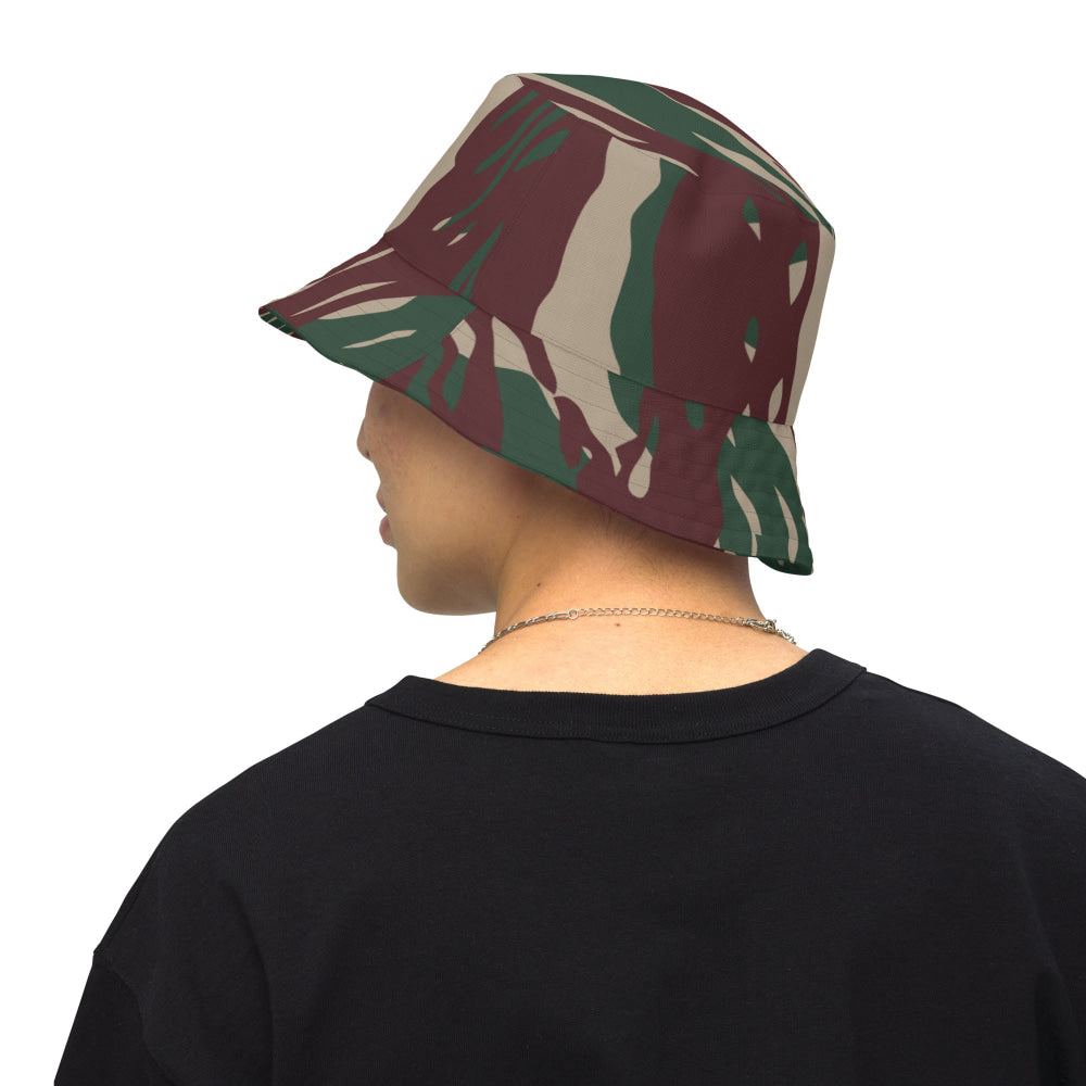 Indonesian Special Forces Loreng Darah Mengalir CAMO Reversible bucket hat - Bucket Hat