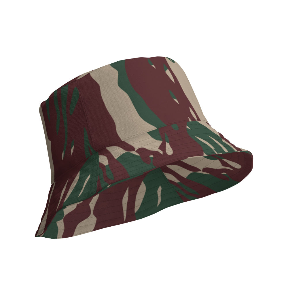 Indonesian Special Forces Loreng Darah Mengalir CAMO Reversible bucket hat - Bucket Hat