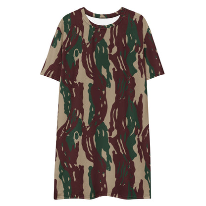 Indonesian Special Forces Loreng Darah Mengalir CAMO T-shirt dress - Womens T-Shirt Dress