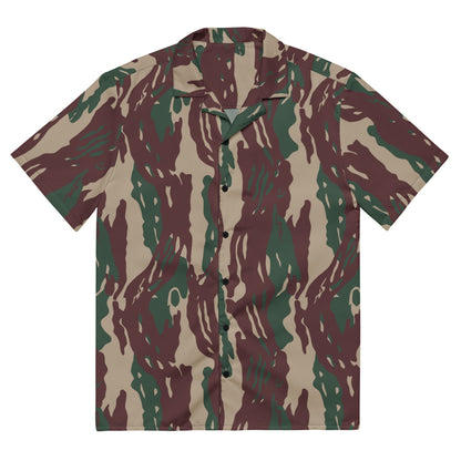 Indonesian Special Forces Loreng Darah Mengalir CAMO Unisex button shirt - 2XS - Button Shirt