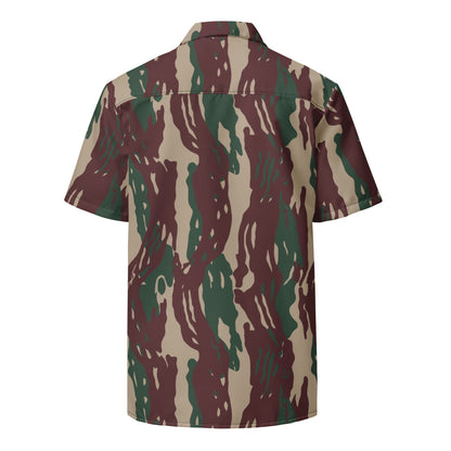 Indonesian Special Forces Loreng Darah Mengalir CAMO Unisex button shirt - Button Shirt