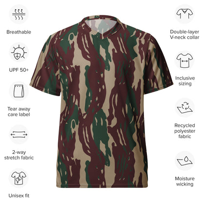 Indonesian Special Forces Loreng Darah Mengalir CAMO unisex sports jersey - Unisex Sports Jersey