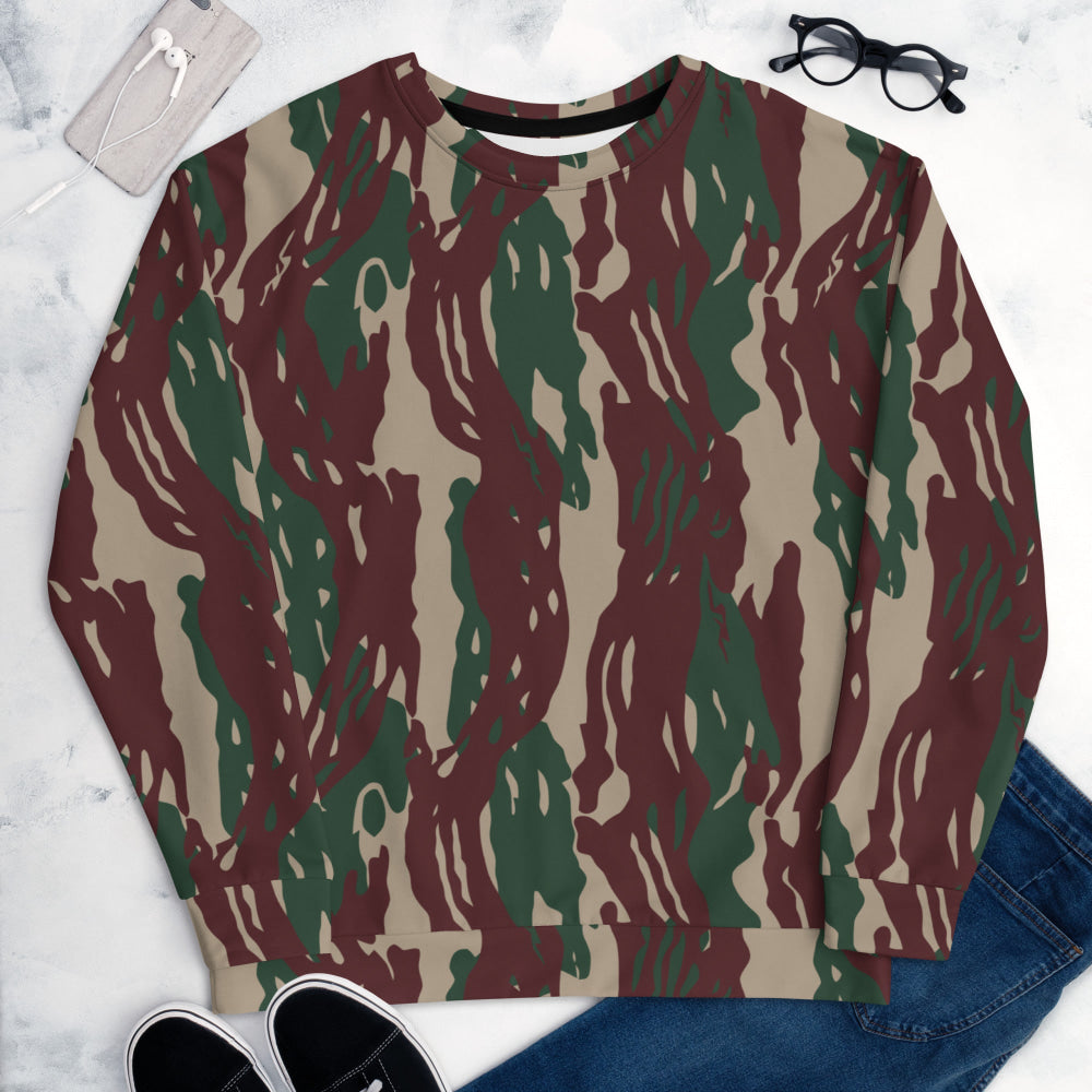 Indonesian Special Forces Loreng Darah Mengalir CAMO Unisex Sweatshirt