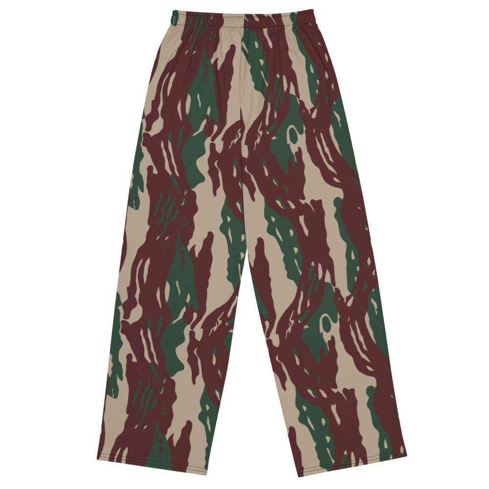 Indonesian Special Forces Loreng Darah Mengalir CAMO unisex wide-leg pants - Unisex Wide-Leg Pants