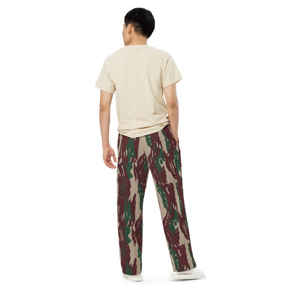 Indonesian Special Forces Loreng Darah Mengalir CAMO unisex wide-leg pants - Unisex Wide-Leg Pants