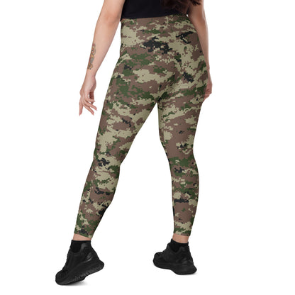 Iranian Basij Digital CAMO Leggings with pockets - Womens With Pockets