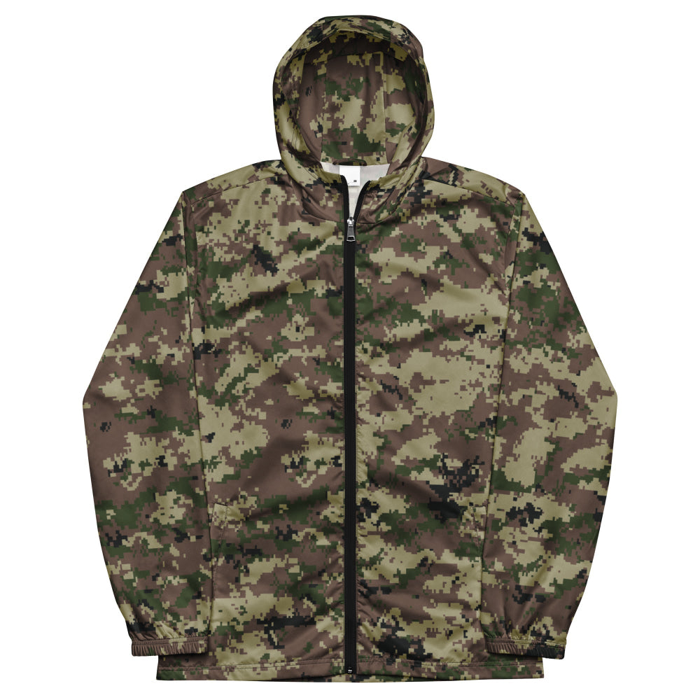 Iranian Basij Digital CAMO Men’s windbreaker - Mens Windbreaker