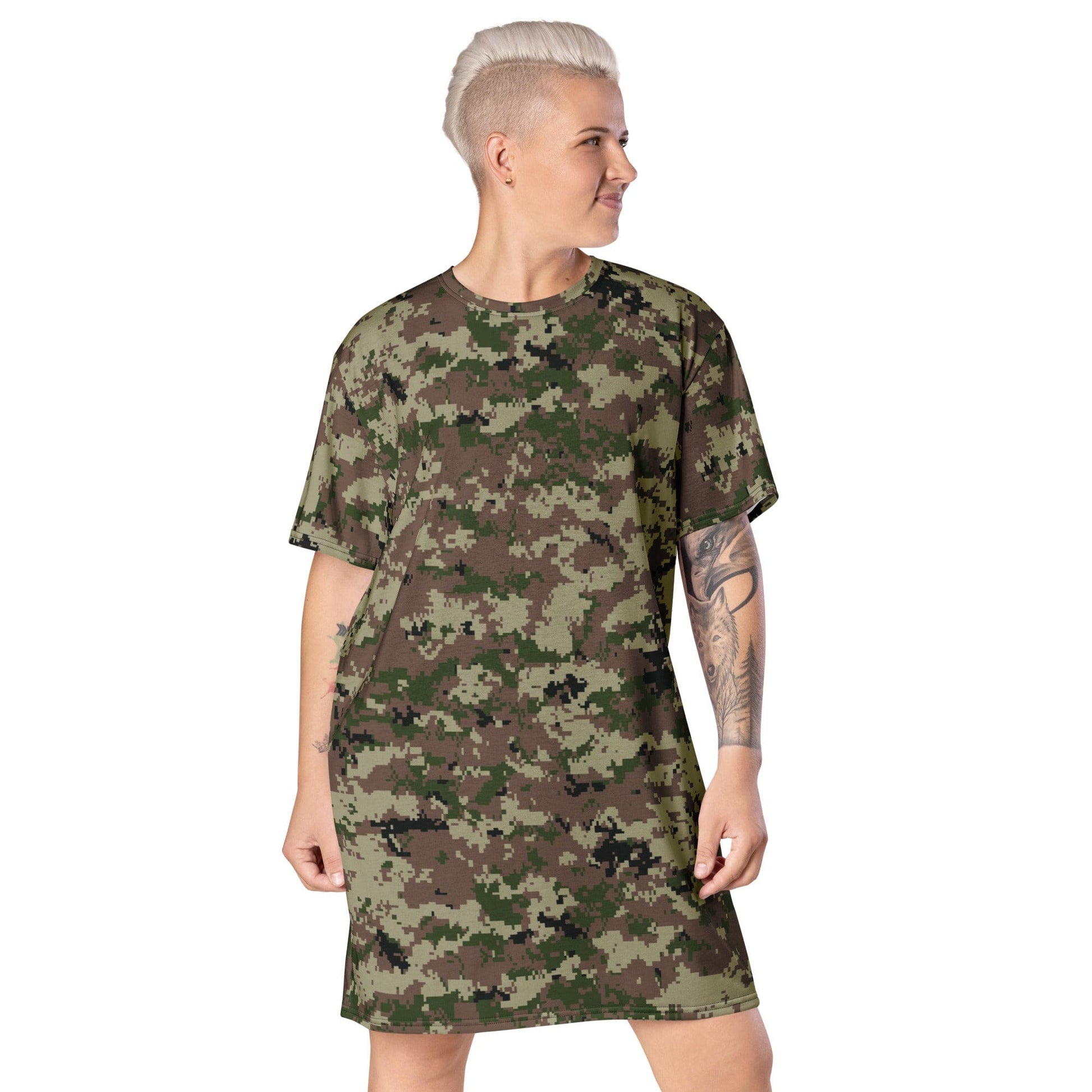 Iranian Basij Digital CAMO T-shirt dress - 2XS - Womens T-Shirt Dress