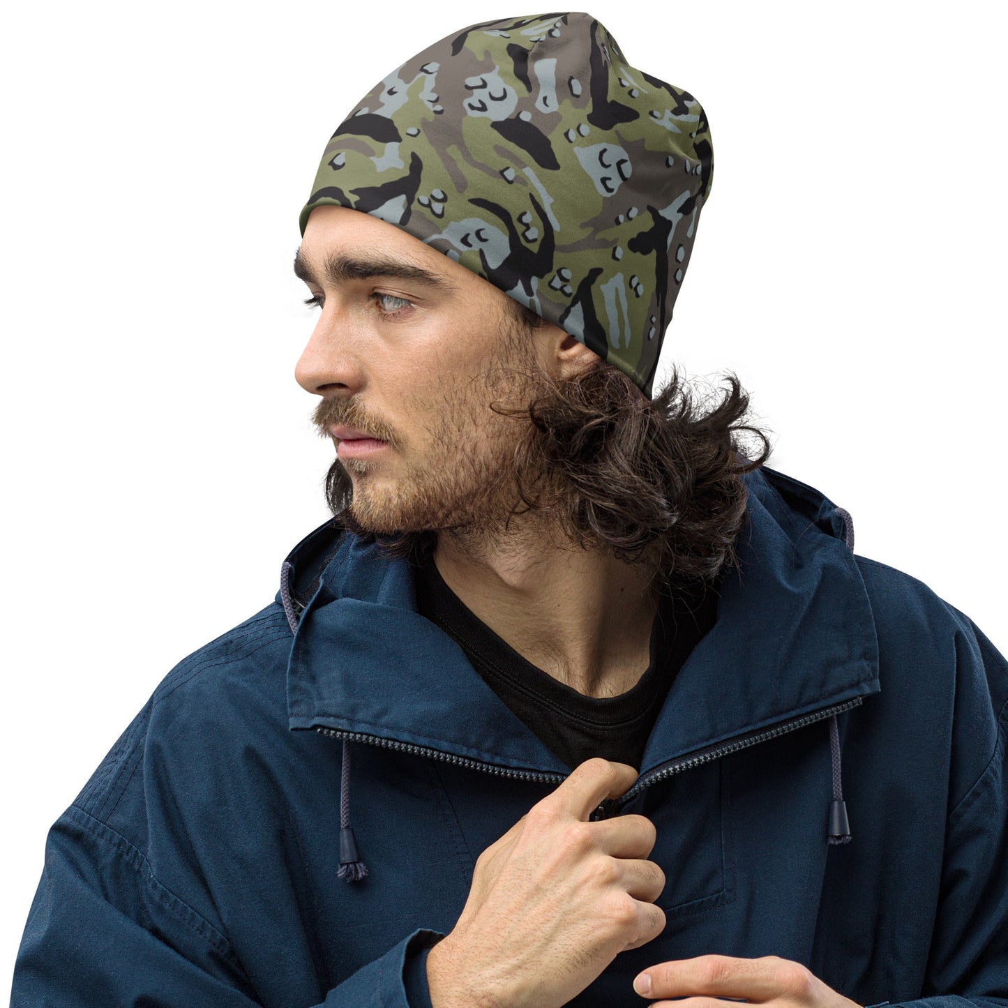 Iranian Chocolate Chip Naval Infantry CAMO Beanie - S - Beanies