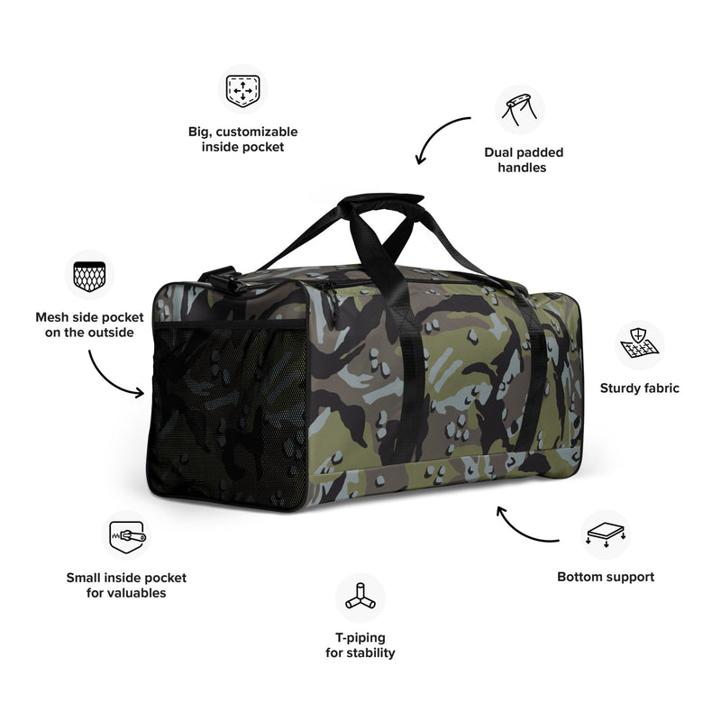 Chocolate Chip Persian Gulf Marine CAMO Duffle Bag