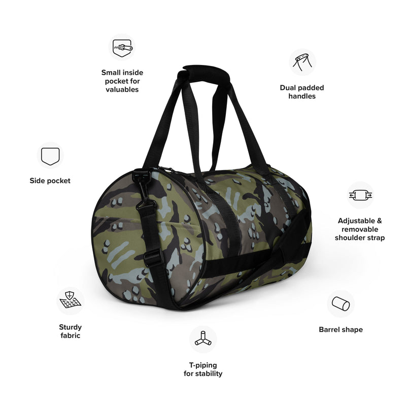 Chocolate Chip Persian Gulf Marine CAMO Gym Bag