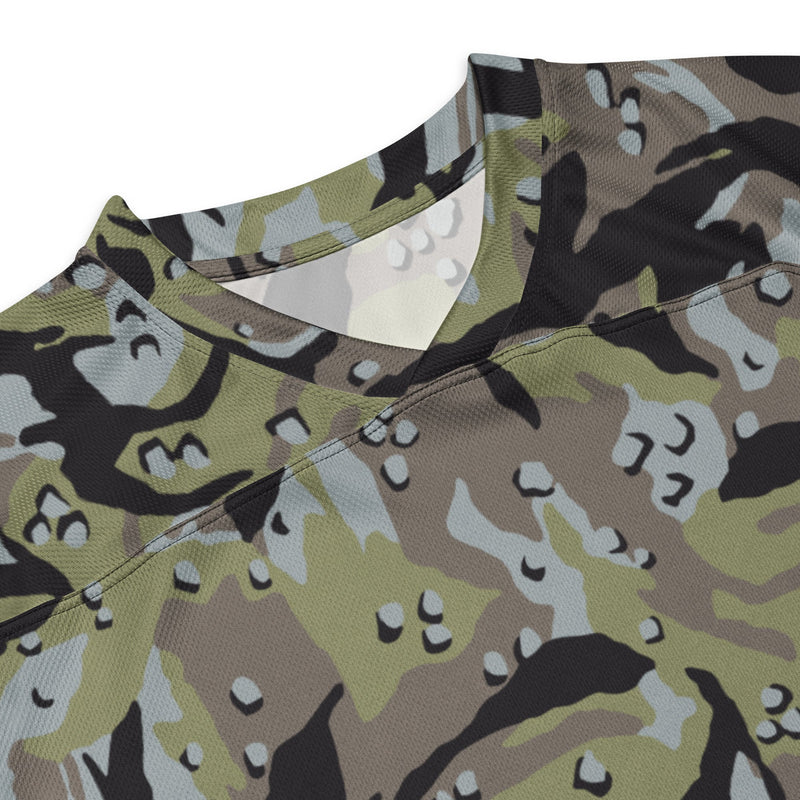 Chocolate Chip Persian Gulf Marine CAMO Unisex Hockey Fan Jersey