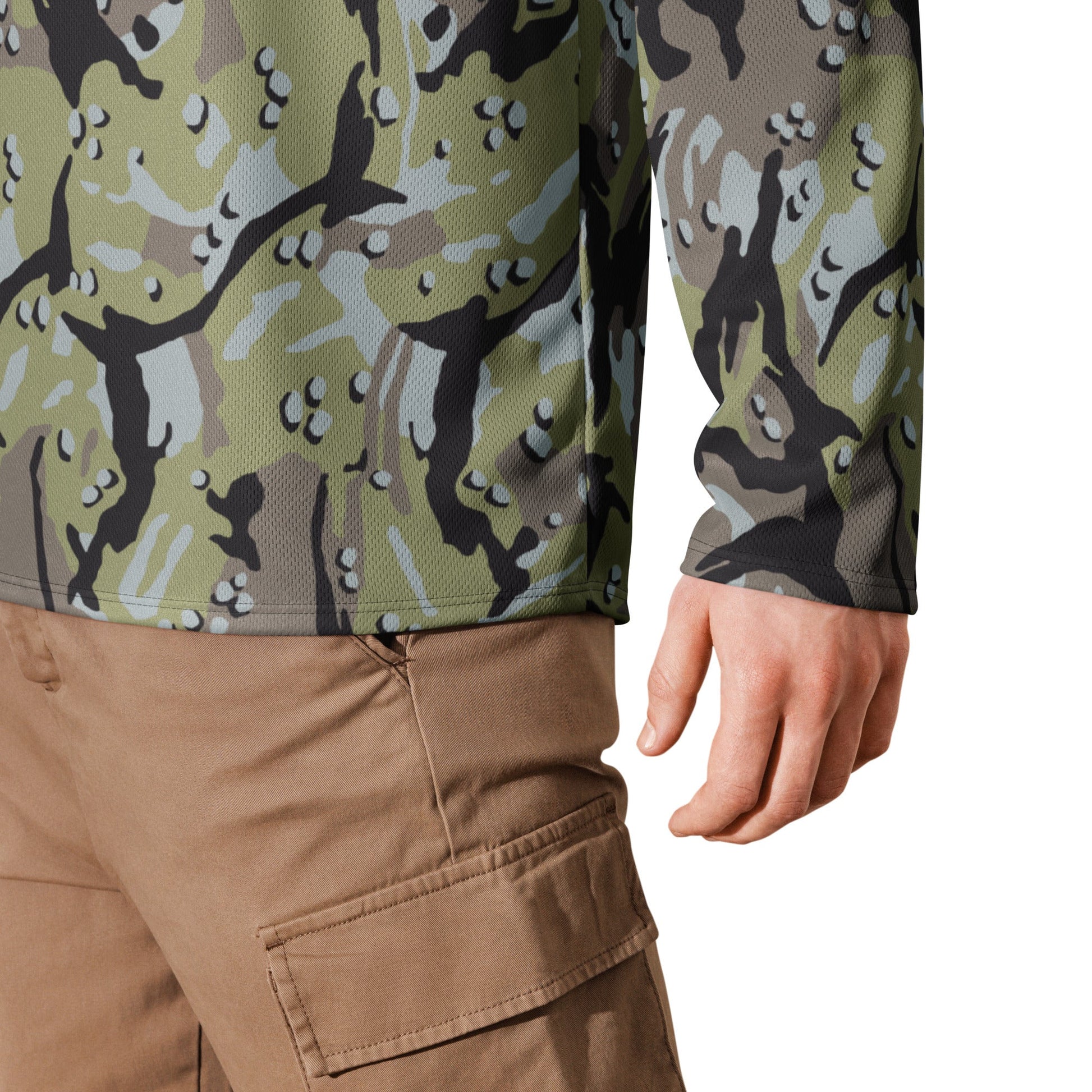 Iranian Chocolate Chip Naval Infantry CAMO hockey fan jersey - Hockey Jerseys