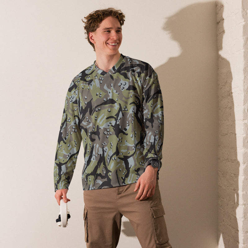 Chocolate Chip Persian Gulf Marine CAMO Unisex Hockey Fan Jersey