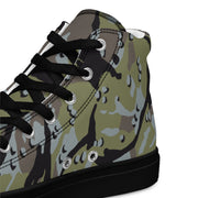 Chocolate Chip Persian Gulf Marine CAMO Mens High-Top Canvas Shoes