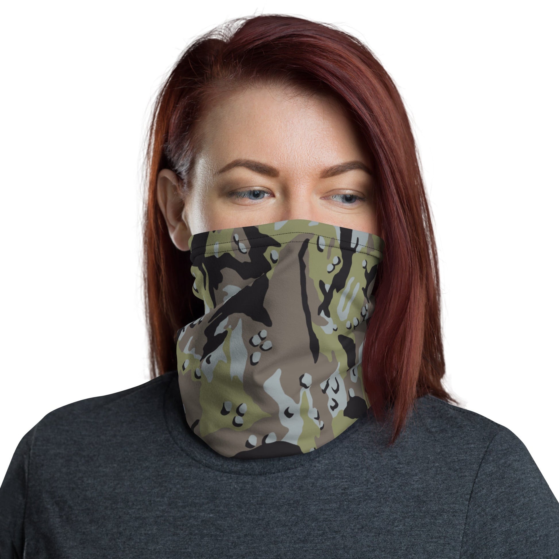 Iranian Chocolate Chip Naval Infantry CAMO Neck Gaiter Gaiters