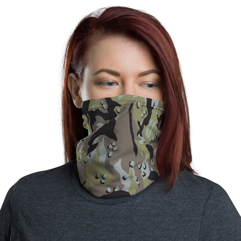 Chocolate Chip Persian Gulf Marine CAMO Neck Gaiter - Head