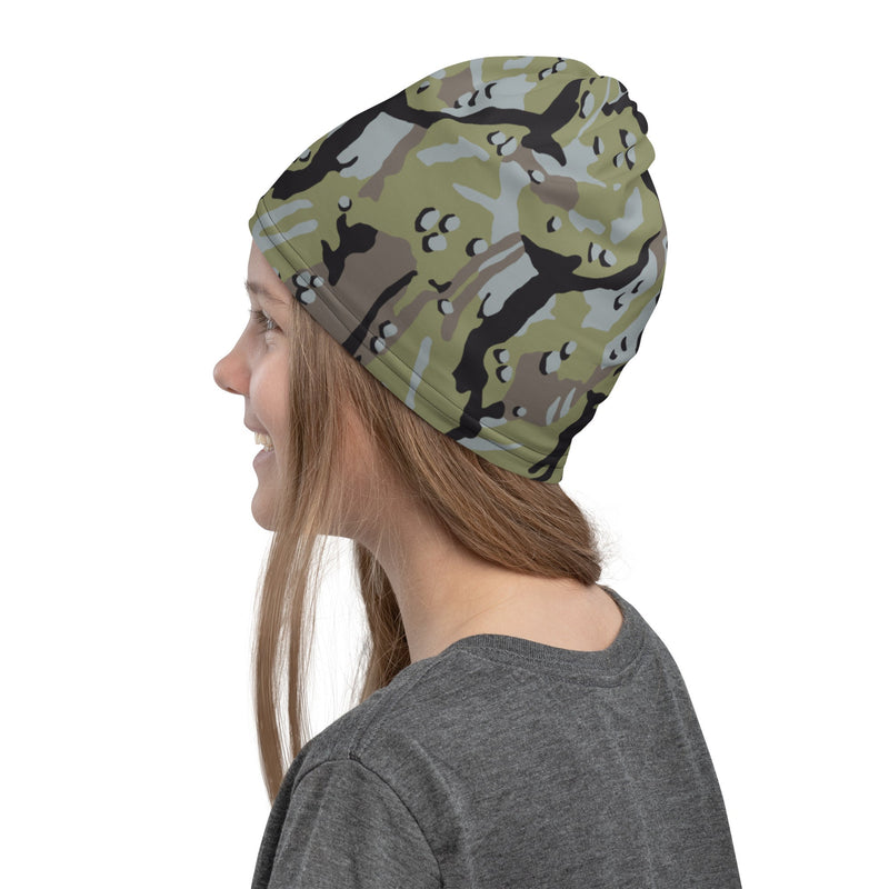 Chocolate Chip Persian Gulf Marine CAMO Neck Gaiter - Head