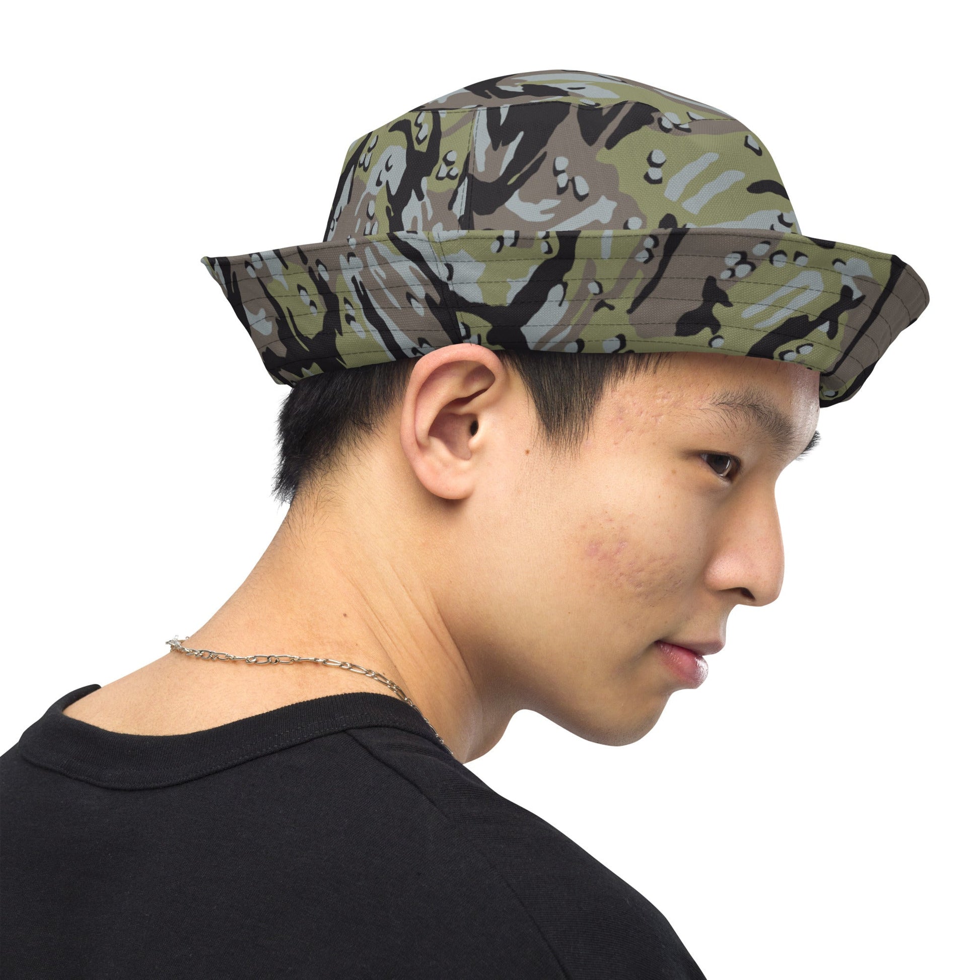Iranian Chocolate Chip Naval Infantry CAMO Reversible bucket hat - Bucket Hats