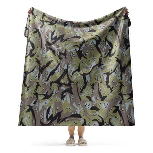 Iranian Chocolate Chip Naval Infantry CAMO Sherpa blanket - 60″×80″ - Blankets