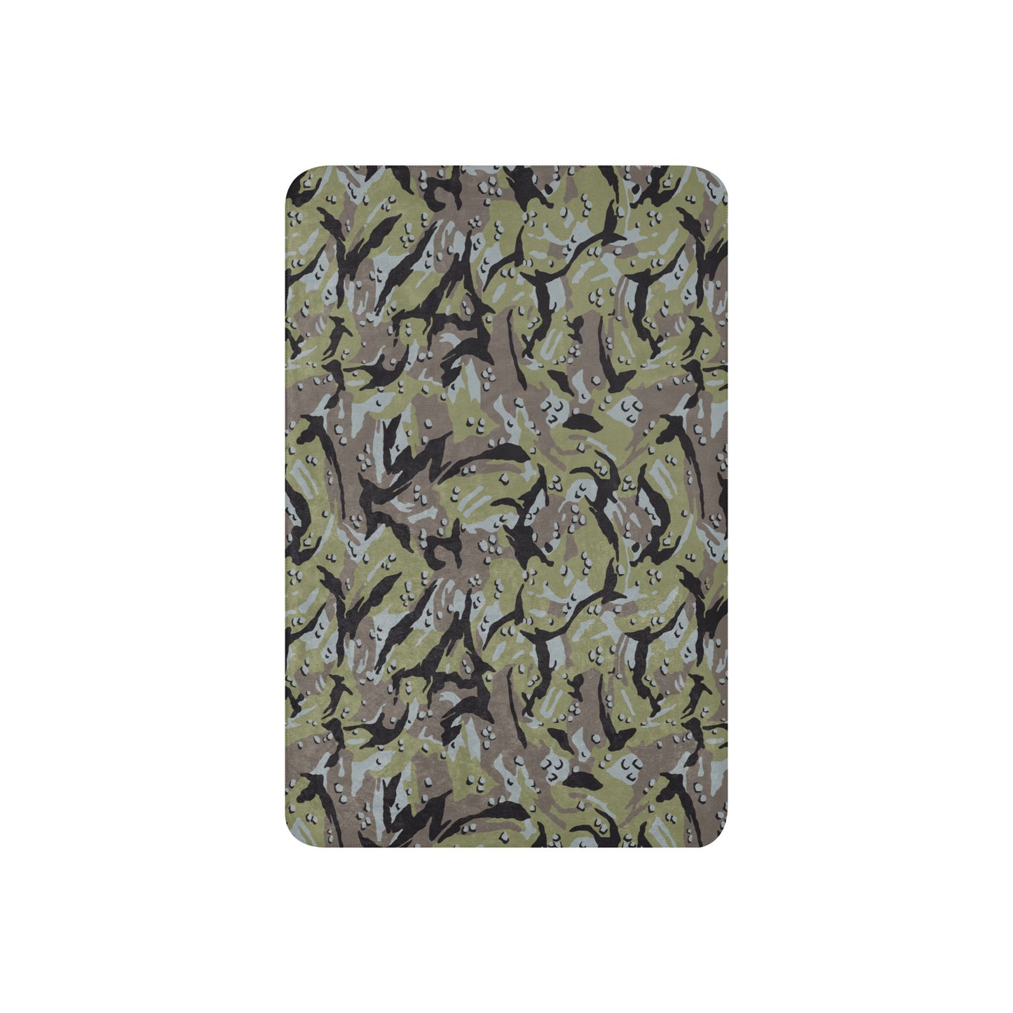 Iranian Chocolate Chip Naval Infantry CAMO Sherpa blanket - Blankets