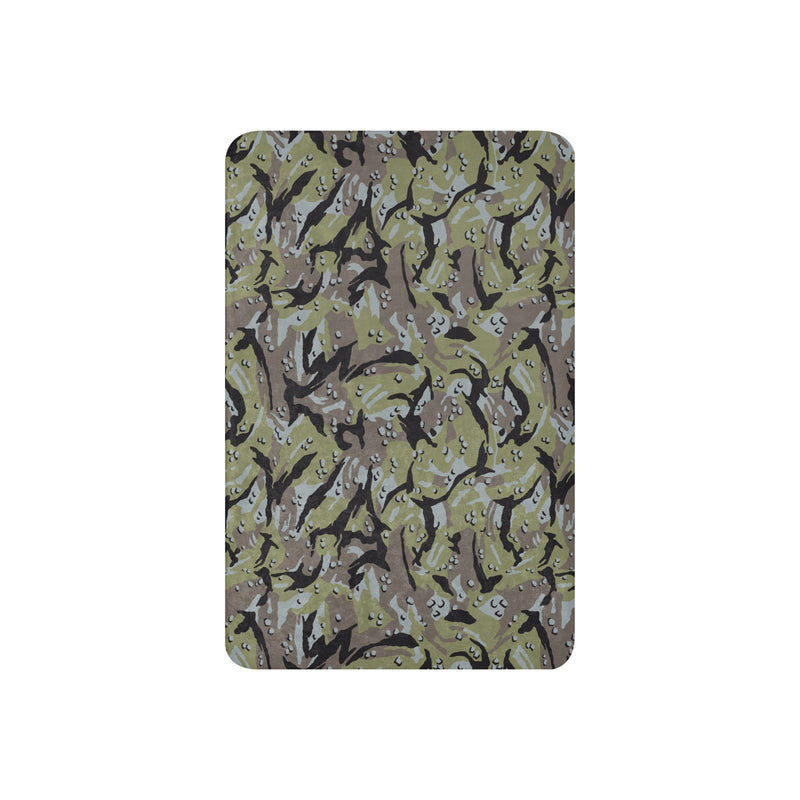 Chocolate Chip Persian Gulf Marine CAMO Sherpa Blanket