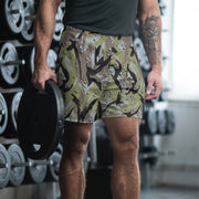 Chocolate Chip Persian Gulf Marine CAMO Unisex Athletic Long Shorts - XS
