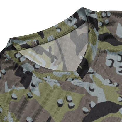Iranian Chocolate Chip Naval Infantry CAMO Unisex Basketball Jersey