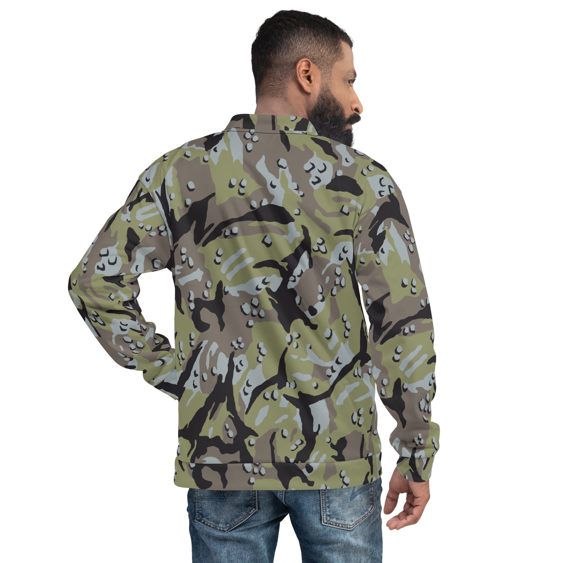 Iranian Chocolate Chip Naval Infantry CAMO Unisex Bomber Jacket - Jackets