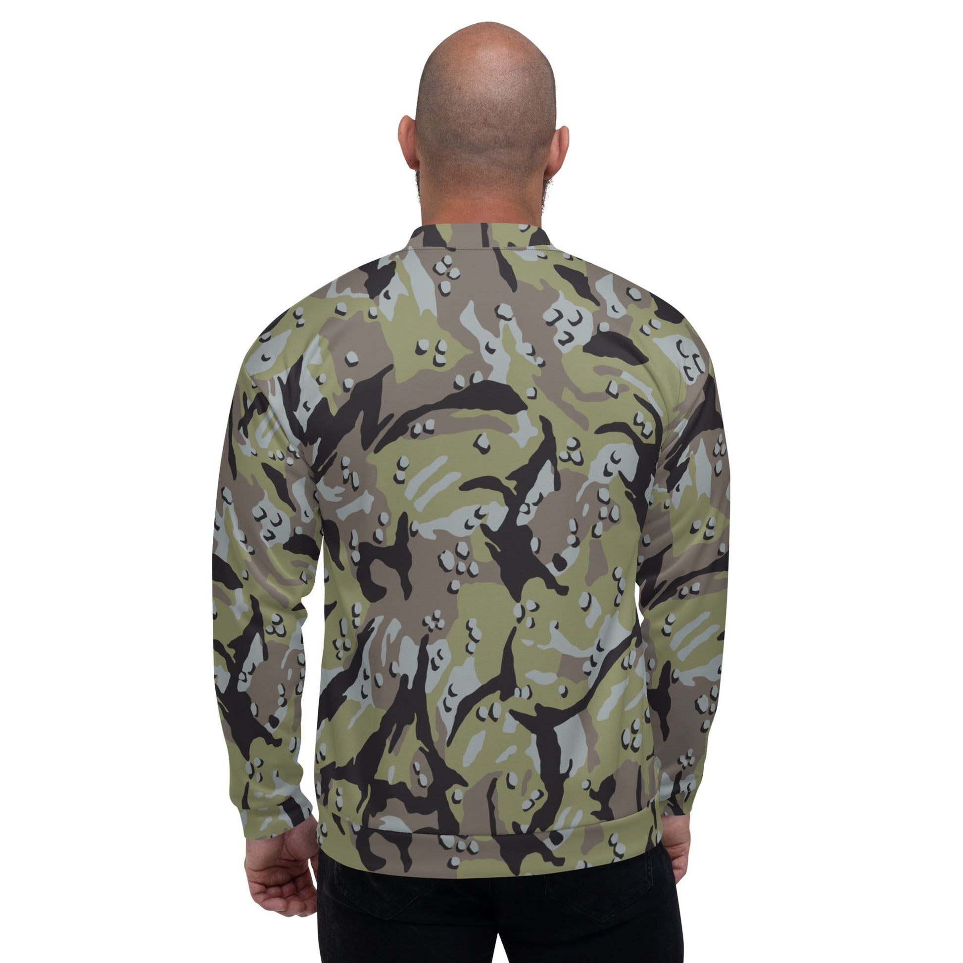 Iranian Chocolate Chip Naval Infantry CAMO Unisex Bomber Jacket - Jackets