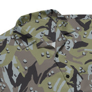 Chocolate Chip Persian Gulf Marine CAMO Unisex Short-Sleeve Button Shirt - Button-Up