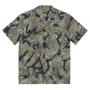Chocolate Chip Persian Gulf Marine CAMO Unisex Short-Sleeve Button Shirt - 2XS - Button-Up
