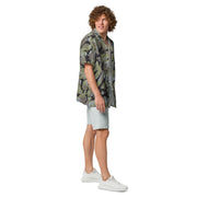 Chocolate Chip Persian Gulf Marine CAMO Unisex Short-Sleeve Button Shirt - Button-Up