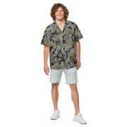 Chocolate Chip Persian Gulf Marine CAMO Unisex Short-Sleeve Button Shirt - Button-Up